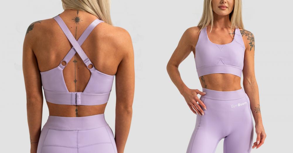 Limitless Sports Bra Lavender - GymBeam