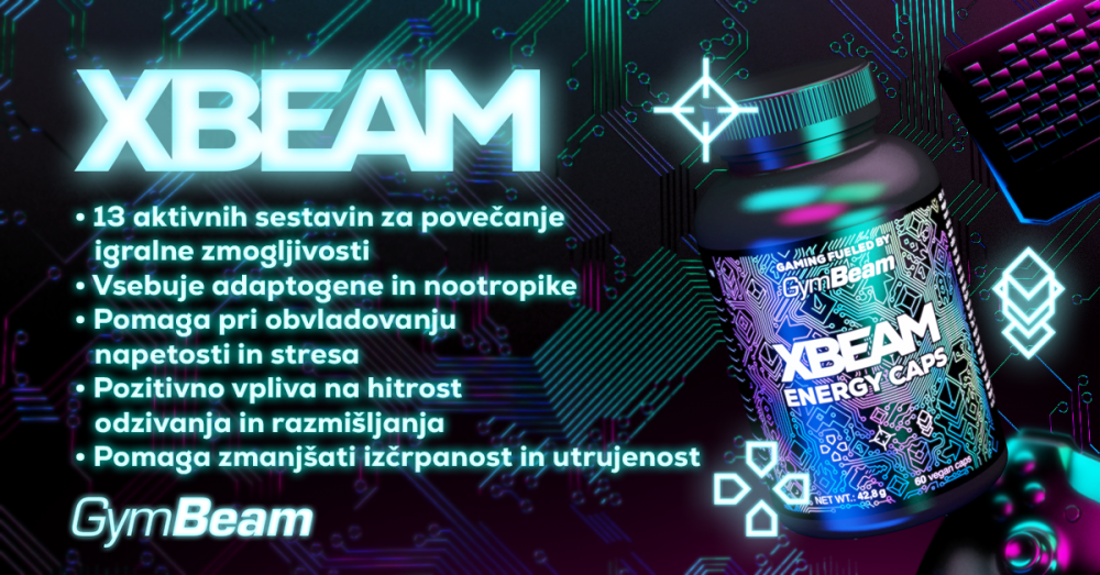 XBEAM Energy Caps - GymBeam