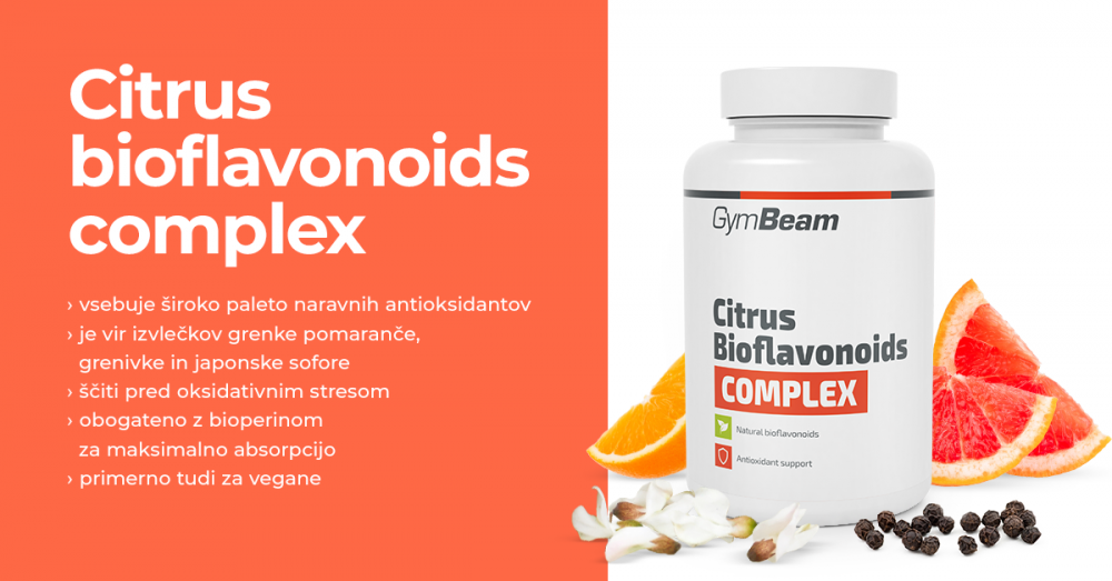 Kompleks bioflavonoidov iz citrusov - GymBeam