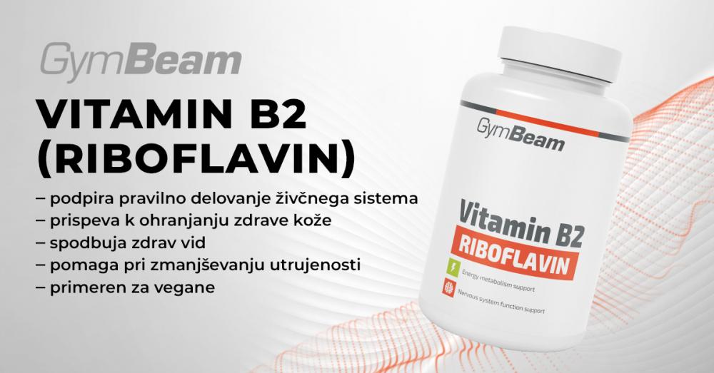 Vitamin B2 (riboflavin) - GymBeam