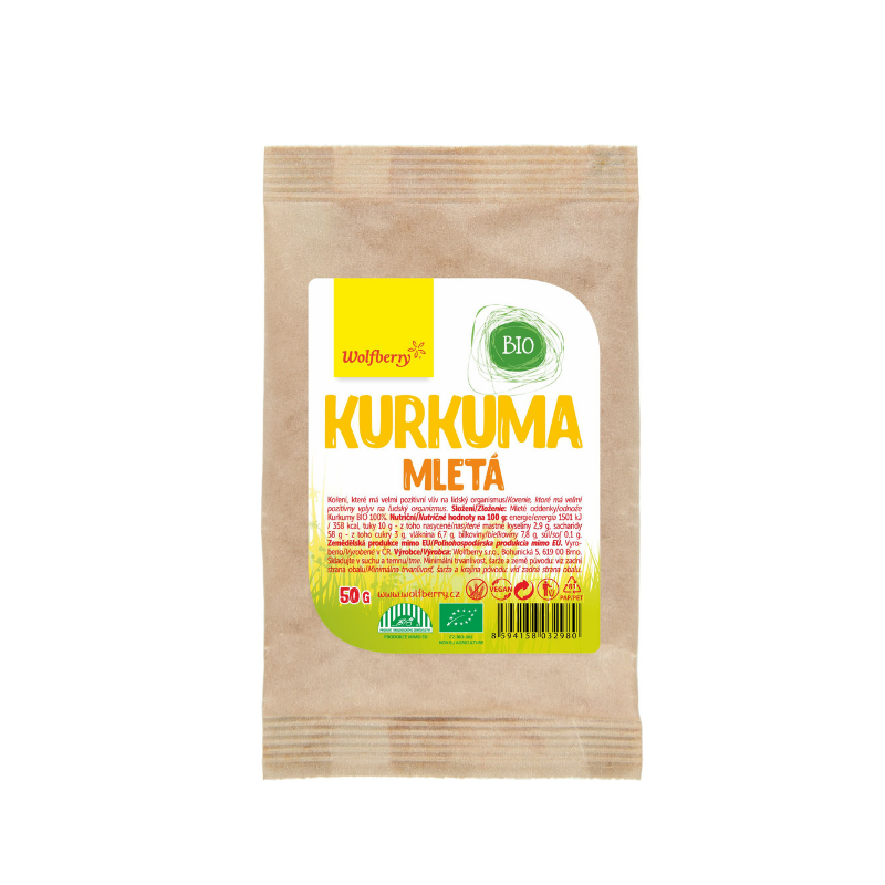 BIO Kurkuma 50 g - Wolfberry