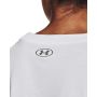 Ženski crop top Collegiate Crest SS White - Under Armour