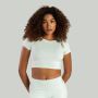 Ženski crop top Essential Moon Grey - STRIX