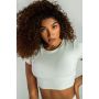 Ženski crop top Essential Moon Grey - STRIX