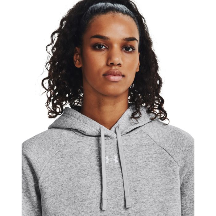 Ženska jopica s kapuco Rival Fleece Grey - Under Armour