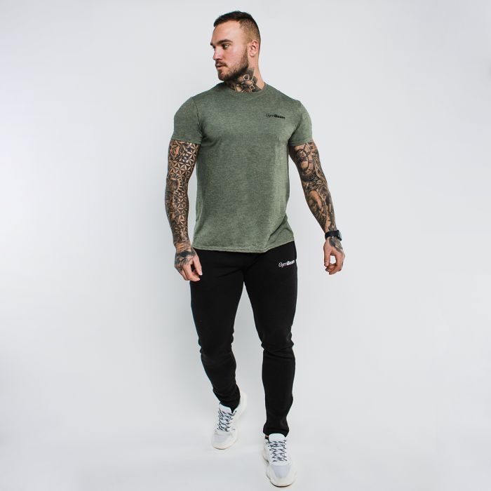 Moška trenirka Slimfit Black - GymBeam