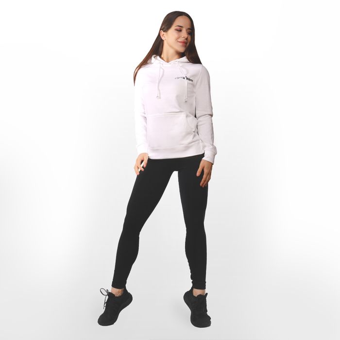 Ženski pulover PRO Hoodie White - GymBeam