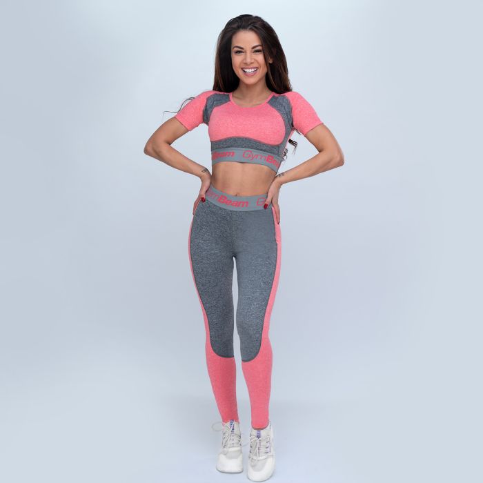 Športni top Ultrafit Heather Pink - GymBeam