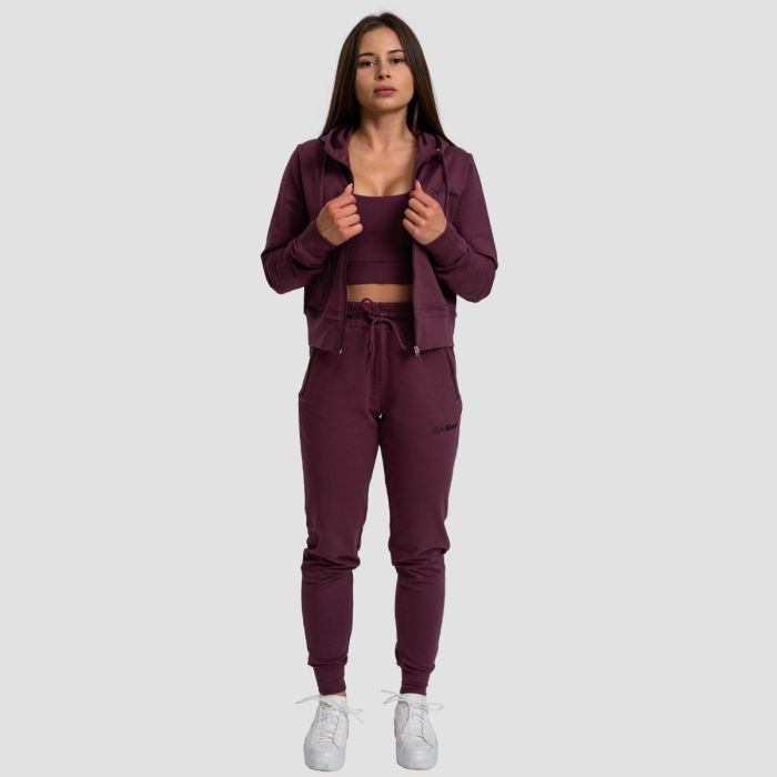 Ženska jopa TRN Zip-Up Eggplant - GymBeam