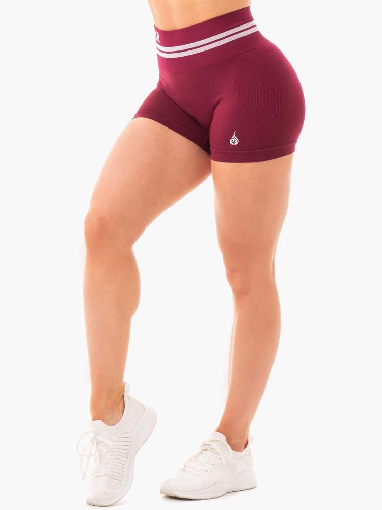 Ženske kratke hlače Freestyle Burgundy - Ryderwear