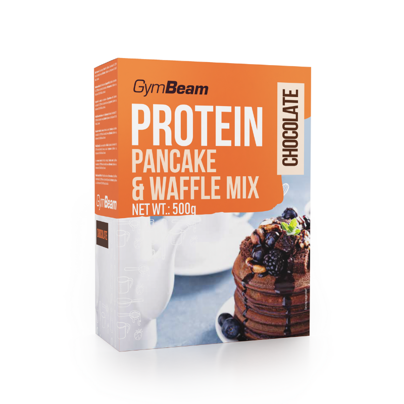 Beljakovinske palačinke Pancake & Waffle Mix 500 g - GymBeam