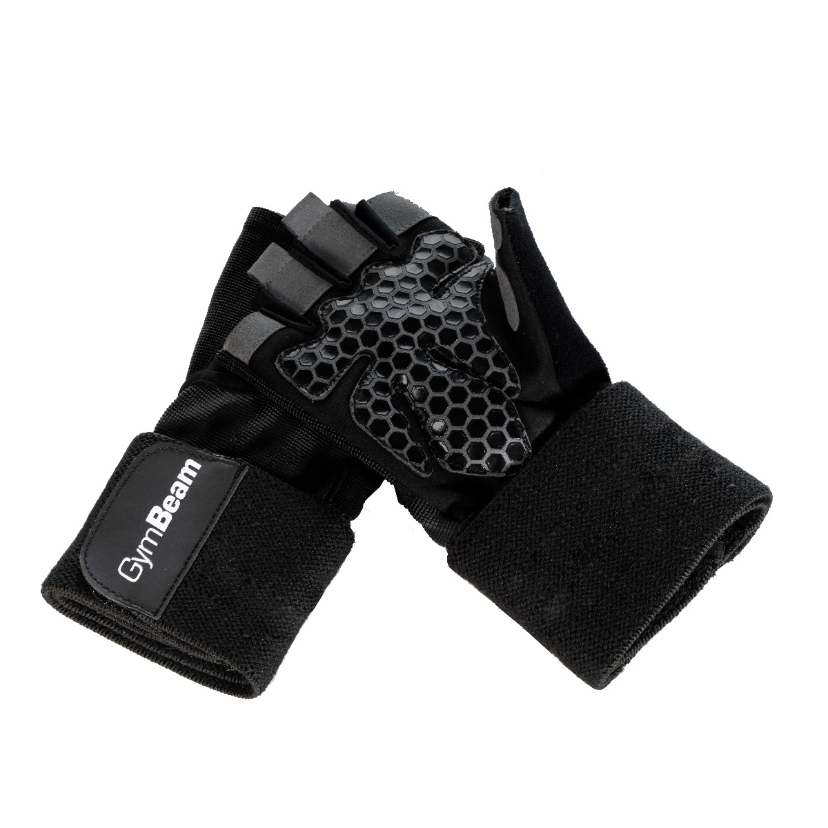 Ženske fitnes rokavice Guard Black - GymBeam