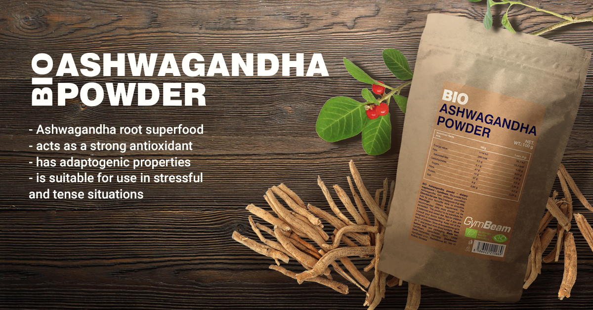 BIO Ashwagandha powder - GymBeam