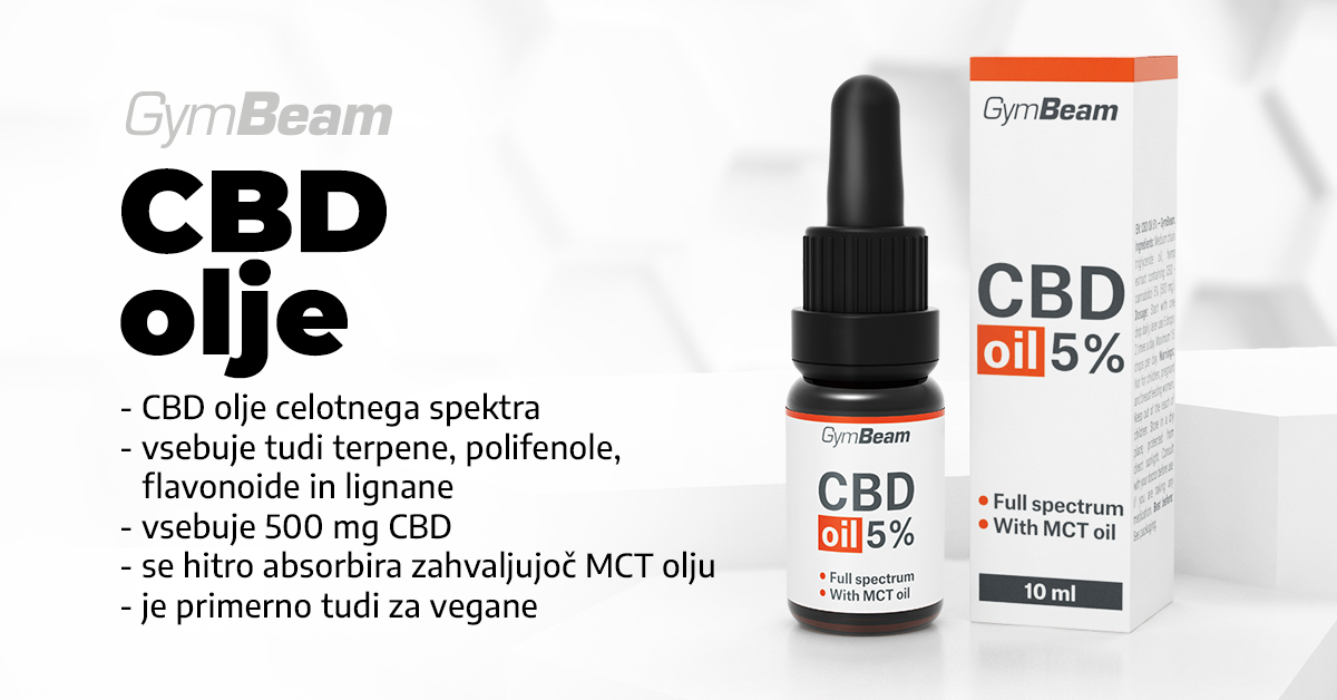 5% CBD olje - GymBeam