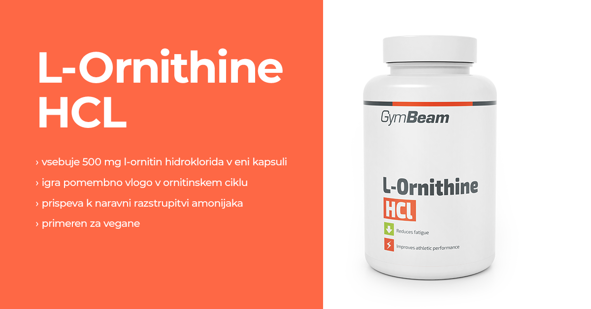 L-ornitin HCl - GymBeam