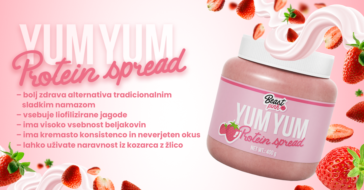 Beljakovinski namaz Yum Yum - BeastPink